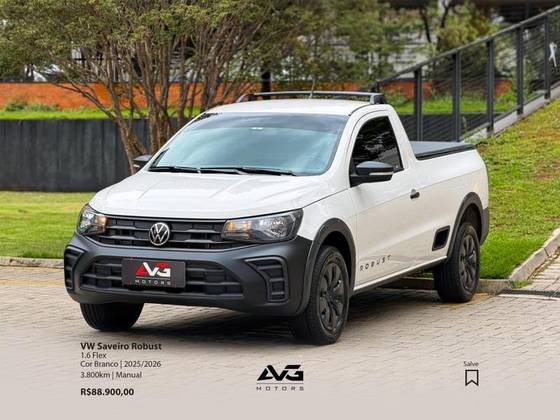 VOLKSWAGEN SAVEIRO 1.6 MSI ROBUST CS 16V FLEX 2P MANUAL